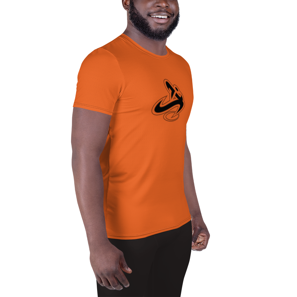 
                      
                        Athletic Apparatus Orange Black logo Men's Athletic T-shirt
                      
                    