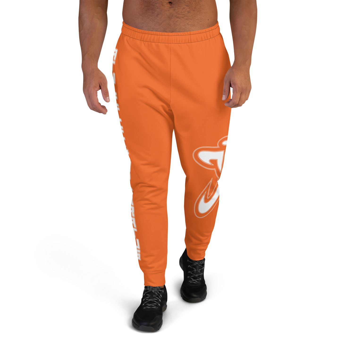 Athletic Apparatus Orange White Logo V2 Men's Joggers
