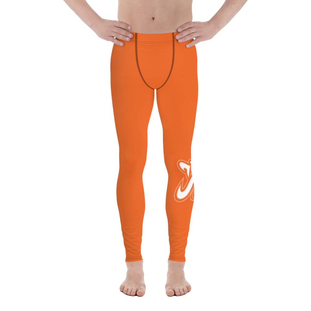 Athletic Apparatus Orange White logo V3 Men's Leggings
