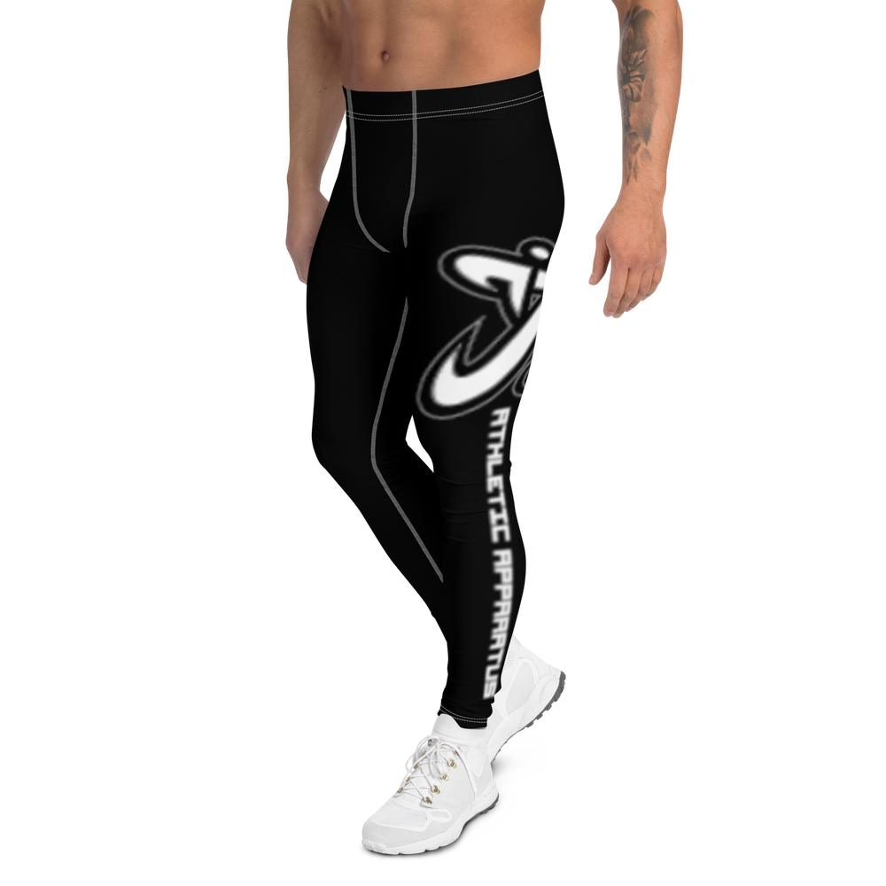 
                      
                        Athletic Apparatus Black White logo White stitch V2 Men's Leggings
                      
                    