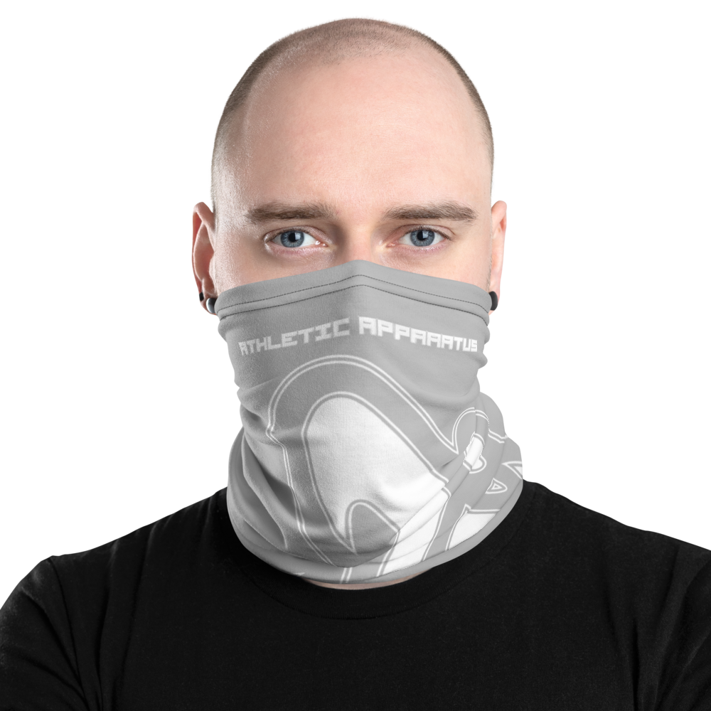 
                      
                        Athletic Apparatus Grey 2 White logo V1 Neck Gaiter - Athletic Apparatus
                      
                    