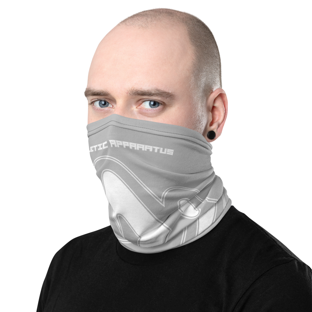 
                      
                        Athletic Apparatus Grey 2 White logo V1 Neck Gaiter - Athletic Apparatus
                      
                    