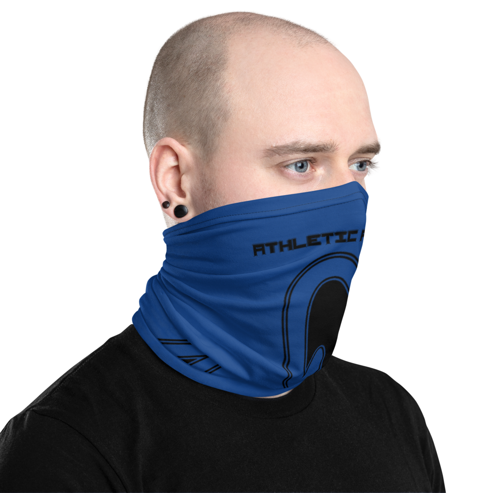 Athletic Apparatus Blue 2 Black logo V2 Neck Gaiter - Athletic Apparatus