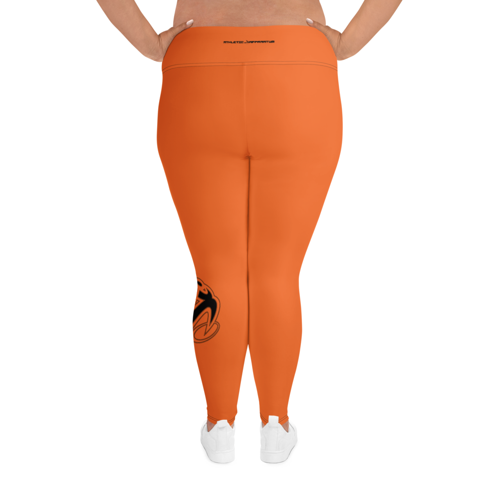 
                      
                        Athletic Apparatus Orange Black logo V3 Plus Size Leggings
                      
                    