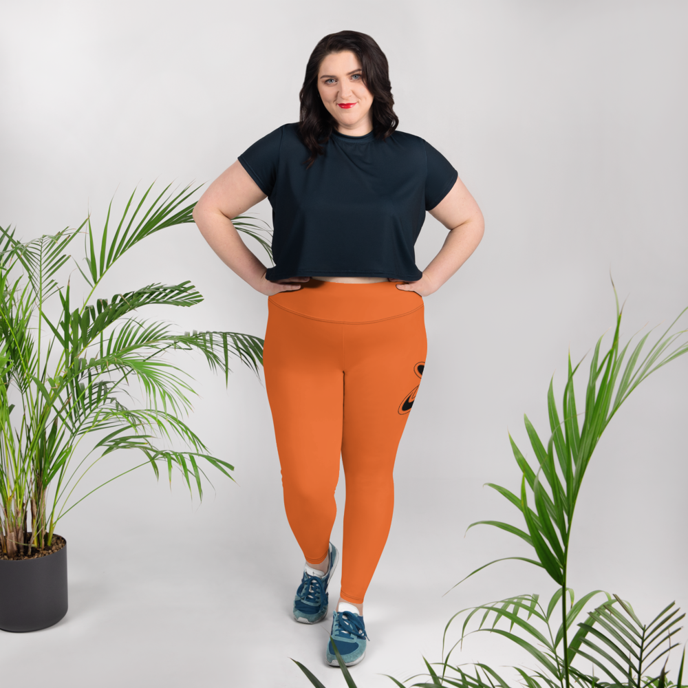 
                      
                        Athletic Apparatus Orange Black logo Plus Size Leggings
                      
                    