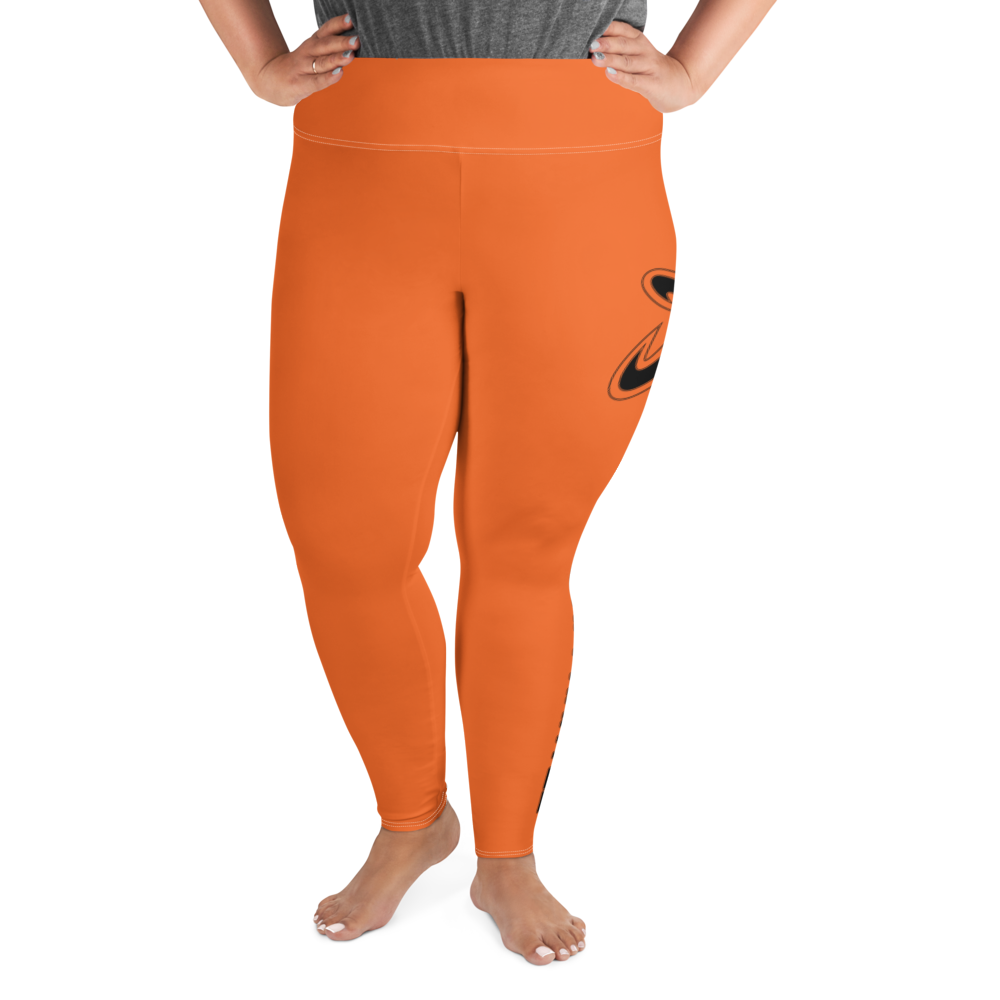 
                      
                        Athletic Apparatus Orange Black logo White stitch Plus Size Leggings
                      
                    