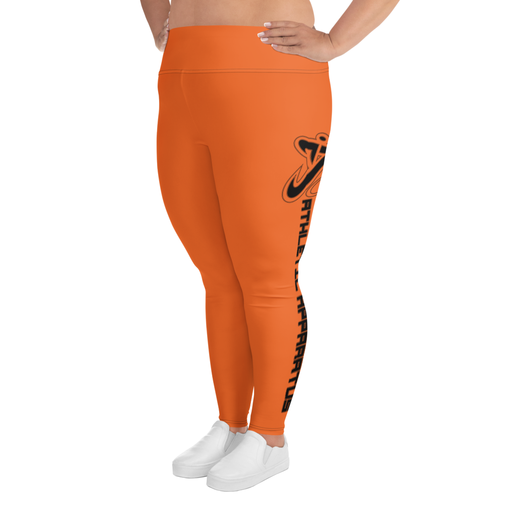 
                      
                        Athletic Apparatus Orange Black logo Plus Size Leggings
                      
                    