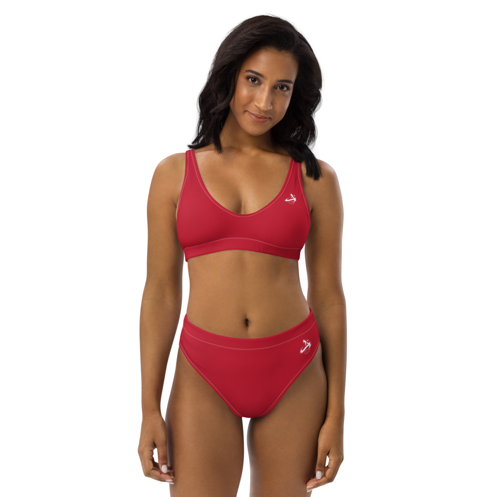 
                      
                        Athletic Apparatus Red White logo Recycled High-Waisted Bikini - Athletic Apparatus
                      
                    