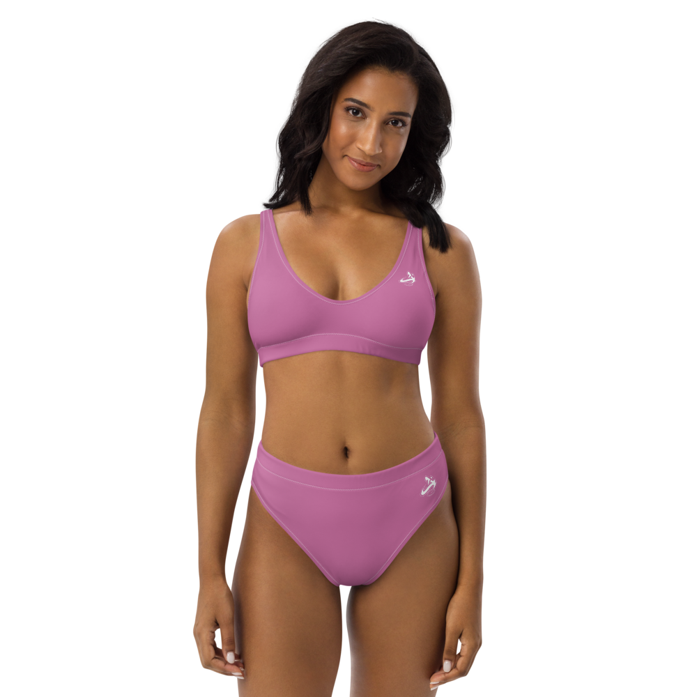 
                      
                        Athletic Apparatus Pink 1 White logo Recycled High-Waisted Bikini - Athletic Apparatus
                      
                    