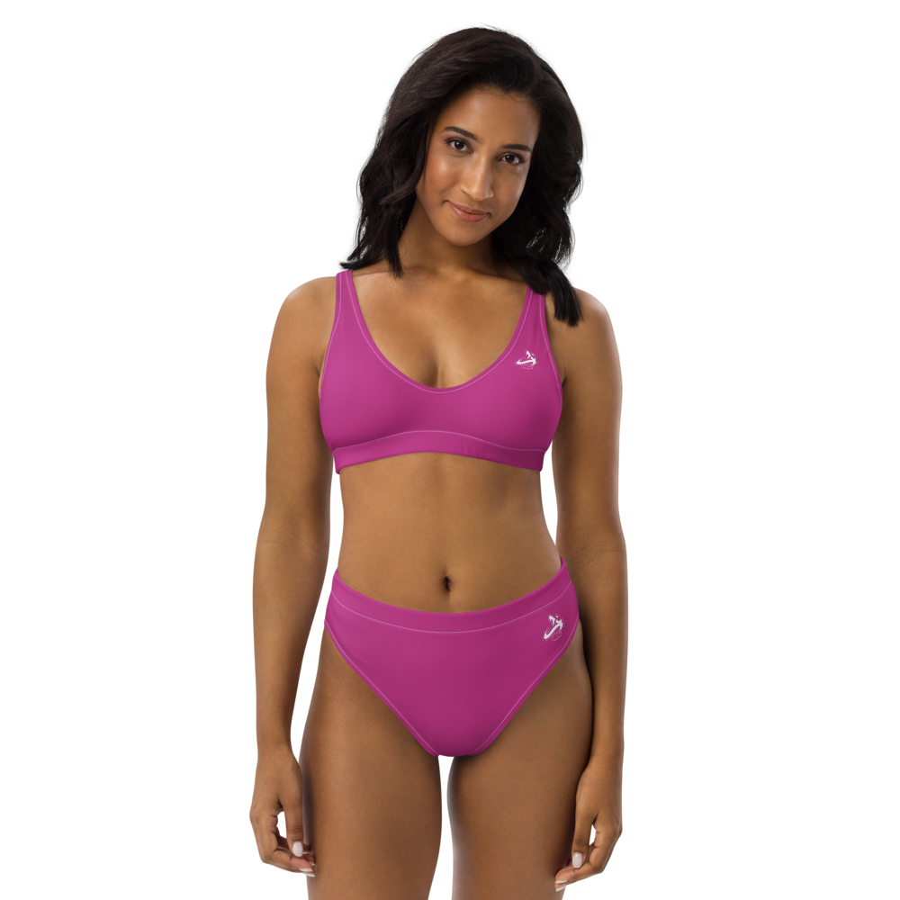 
                      
                        Athletic Apparatus Pink White logo Recycled High-Waisted Bikini - Athletic Apparatus
                      
                    