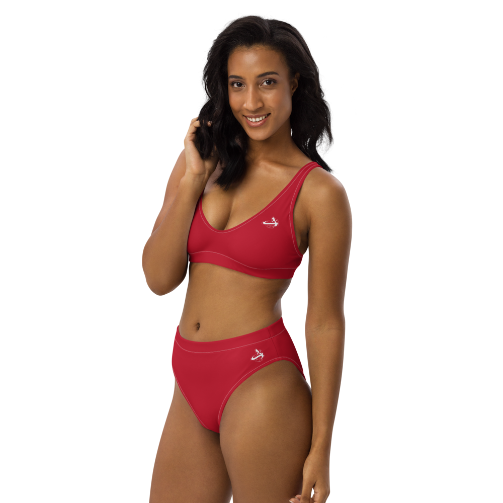 
                      
                        Athletic Apparatus Red White logo Recycled High-Waisted Bikini - Athletic Apparatus
                      
                    