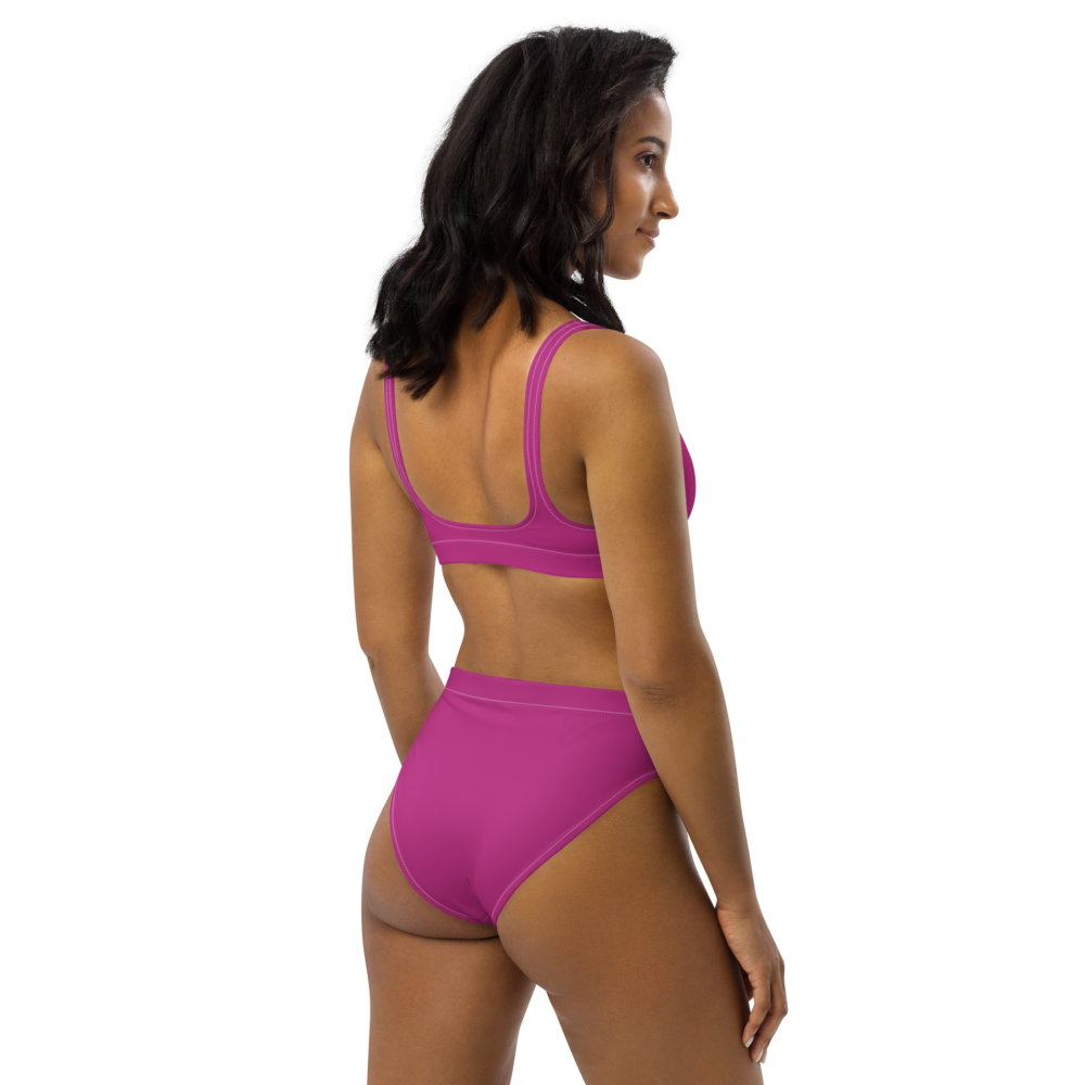 
                      
                        Athletic Apparatus Pink White logo Recycled High-Waisted Bikini - Athletic Apparatus
                      
                    