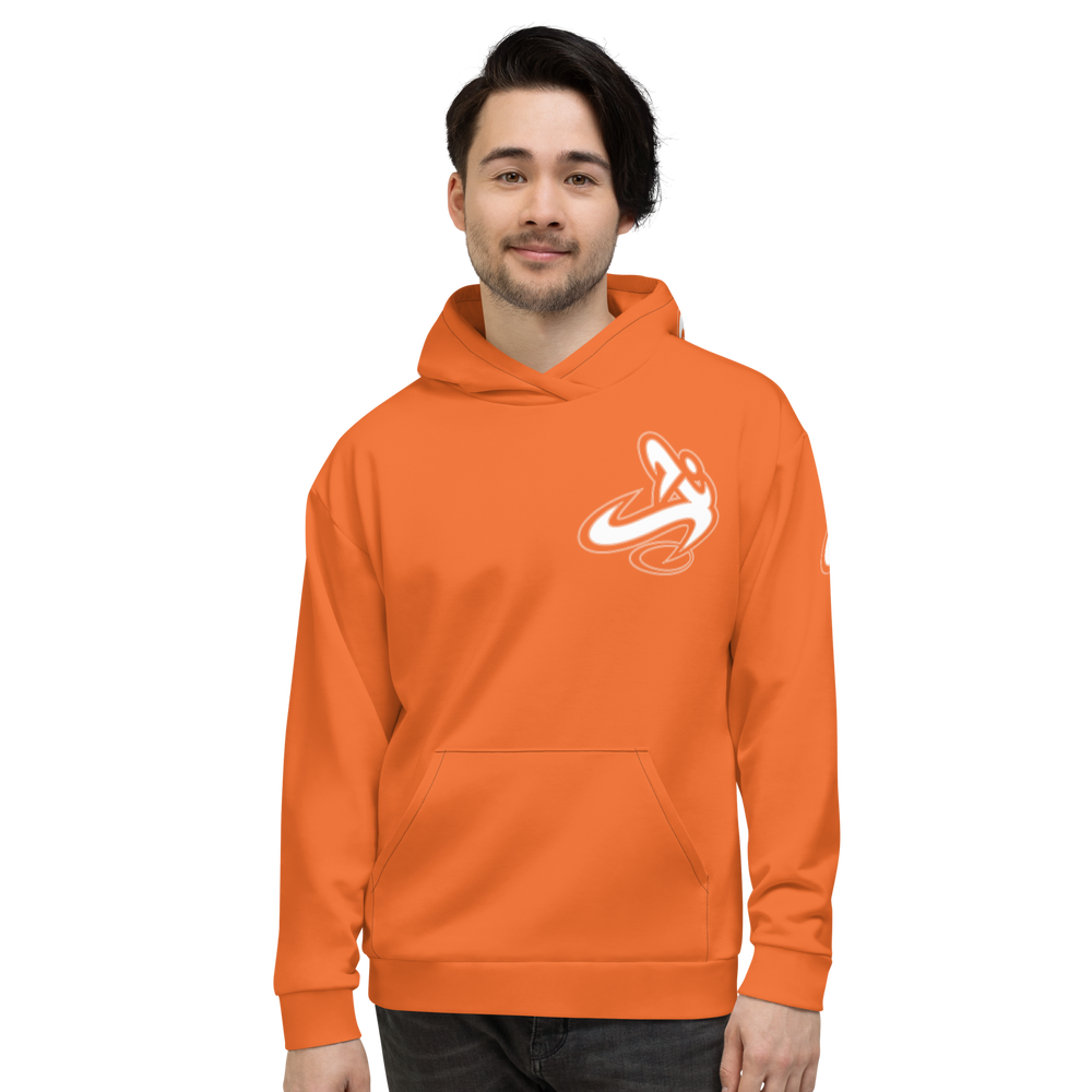 
                      
                        Athletic Apparatus Orange White Logo Unisex Hoodie
                      
                    