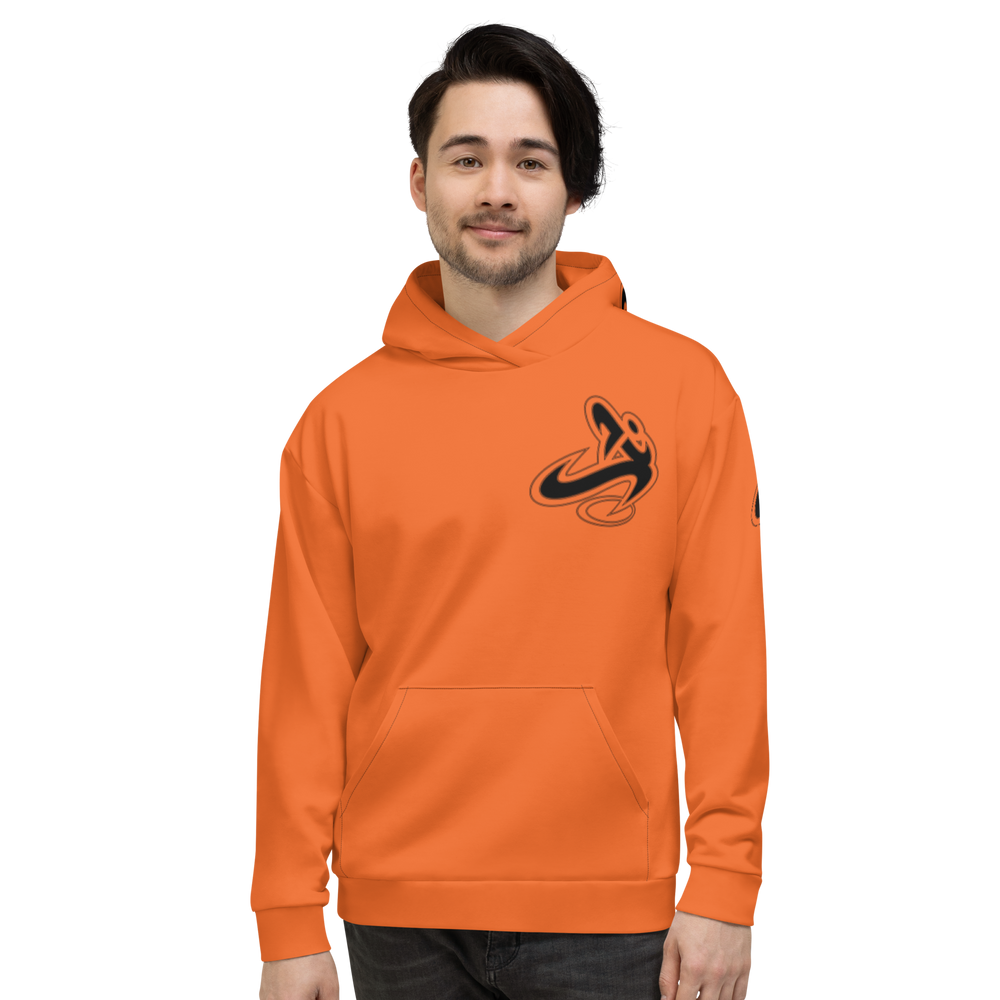 
                      
                        Athletic Apparatus Orange Black Logo Unisex Hoodie
                      
                    