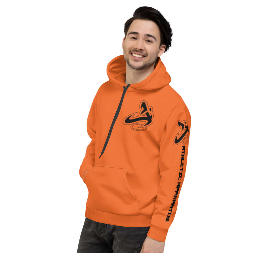 
                      
                        Athletic Apparatus Orange Black Logo Unisex Hoodie
                      
                    