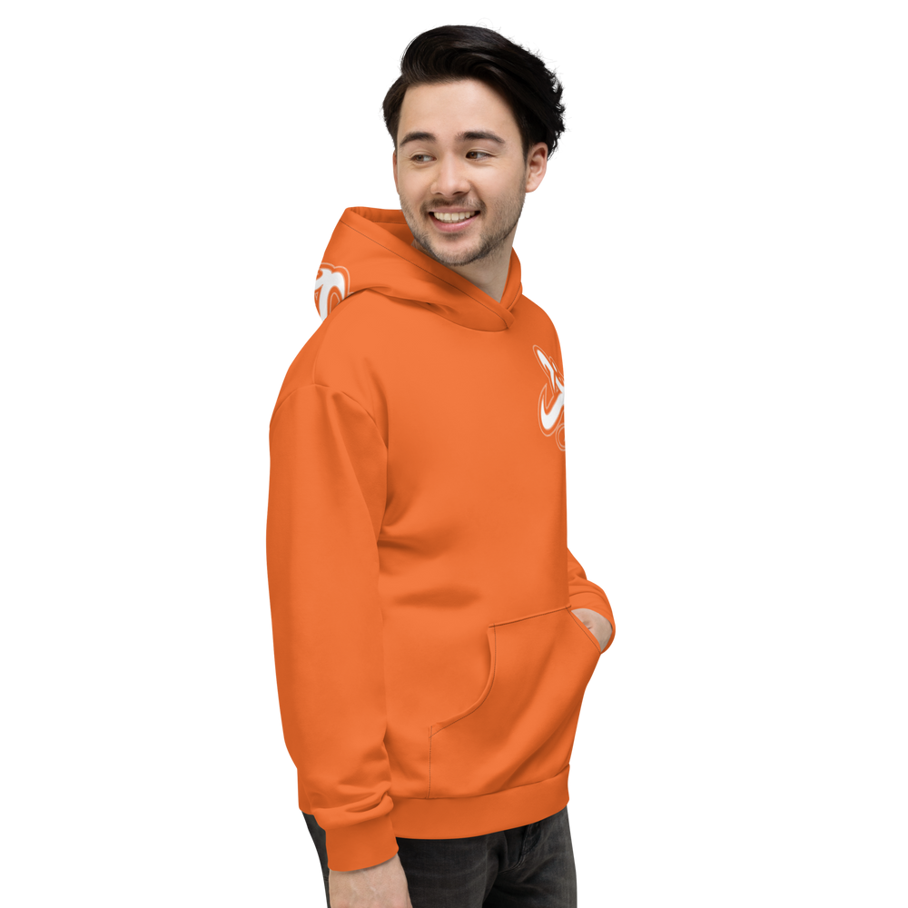 
                      
                        Athletic Apparatus Orange White Logo Unisex Hoodie
                      
                    