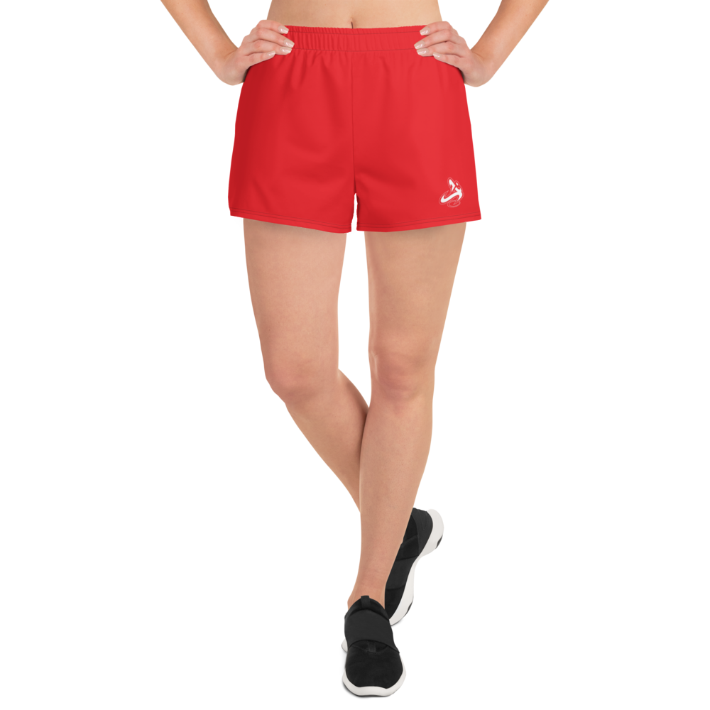 
                      
                        Athletic Apparatus Red 1 White logo V1 Women's Athletic Shorts - Athletic Apparatus
                      
                    