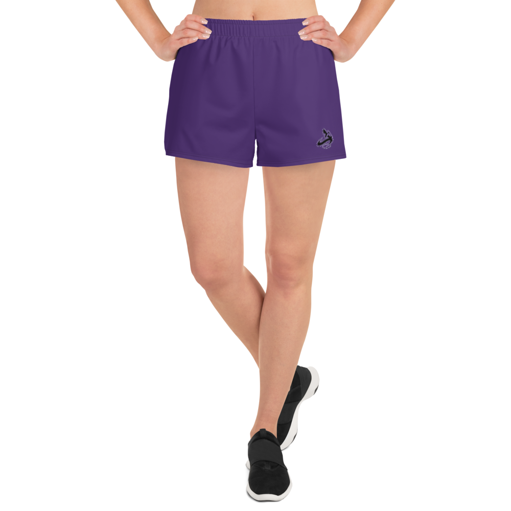 
                      
                        Athletic Apparatus Purple Black logo V1 Women's Athletic Shorts - Athletic Apparatus
                      
                    