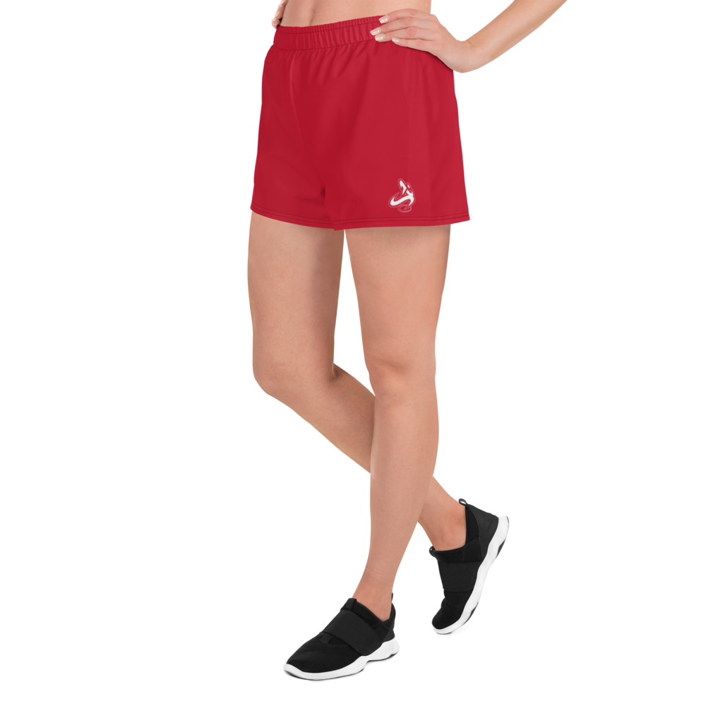 
                      
                        Athletic Apparatus Red White logo V1 Women's Athletic Shorts - Athletic Apparatus
                      
                    