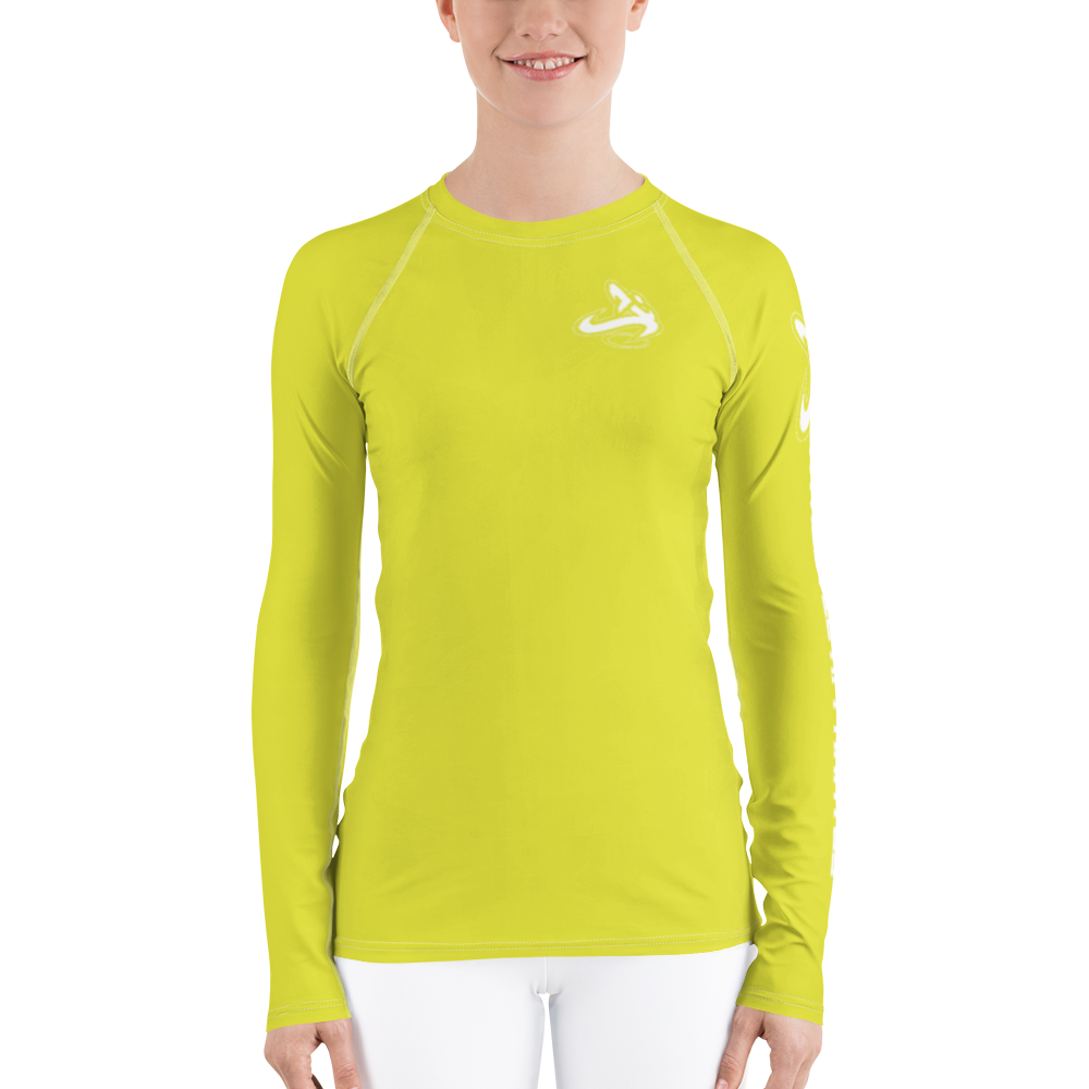 
                      
                        Athletic Apparatus Starship White logo White stitch Women's Rash Guard
                      
                    