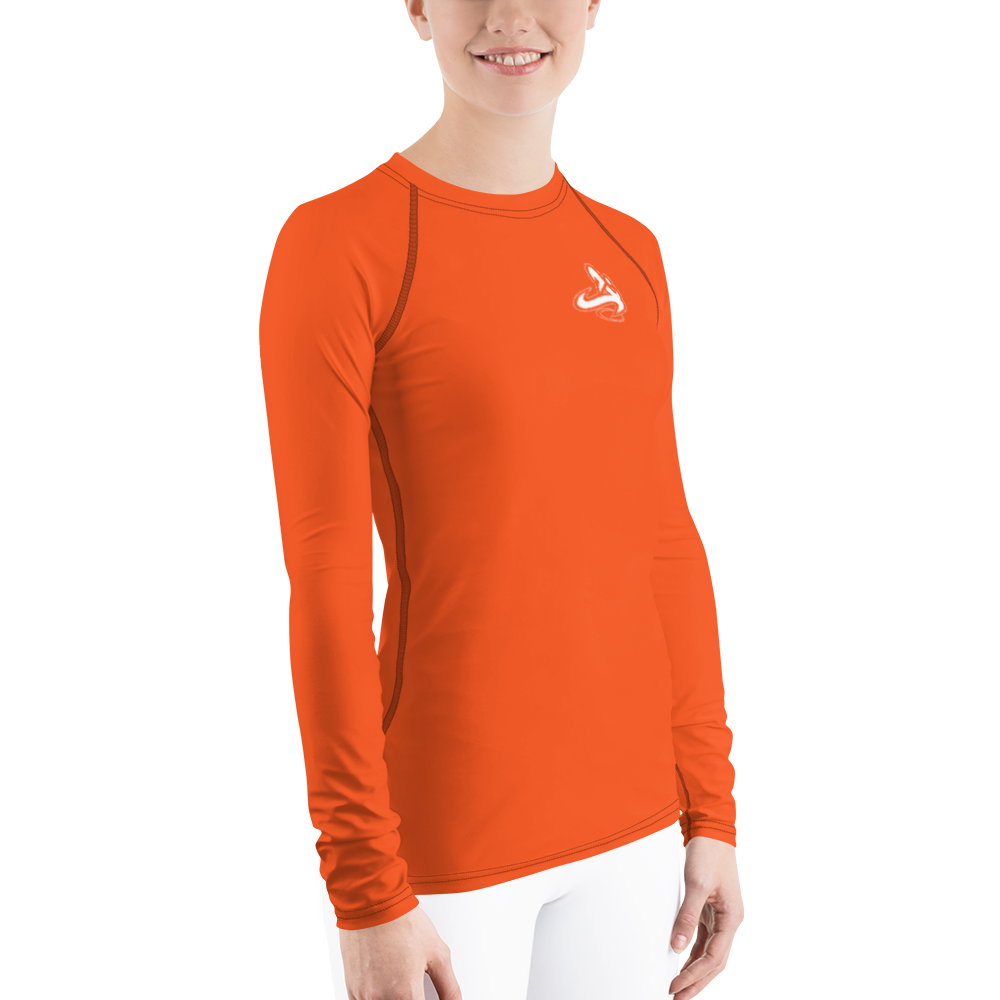 
                  
                    Athletic Apparatus Outrageous Orange White logo Women's Rash Guard
                  
                