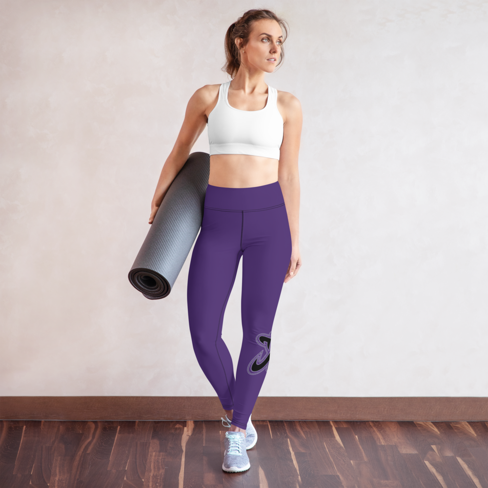 
                      
                        Athletic Apparatus Purple Black logo V3 Yoga Leggings - Athletic Apparatus
                      
                    