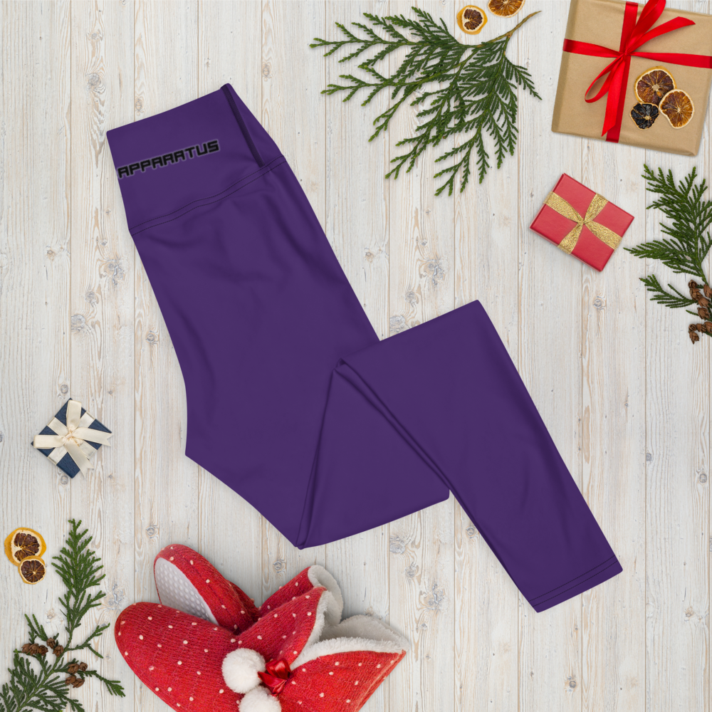 
                      
                        Athletic Apparatus Purple Black logo V3 Yoga Leggings - Athletic Apparatus
                      
                    