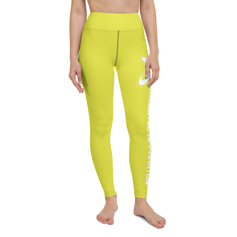 
                      
                        Athletic Apparatus Starship White Logo Yoga Leggings
                      
                    