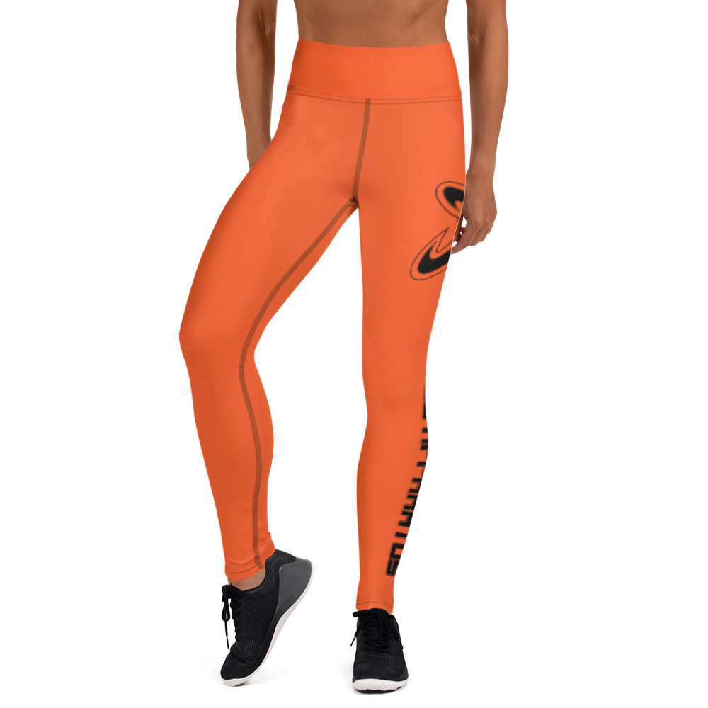 
                      
                        Athletic Apparatus Outrageous Orange Black logo Yoga Leggings
                      
                    