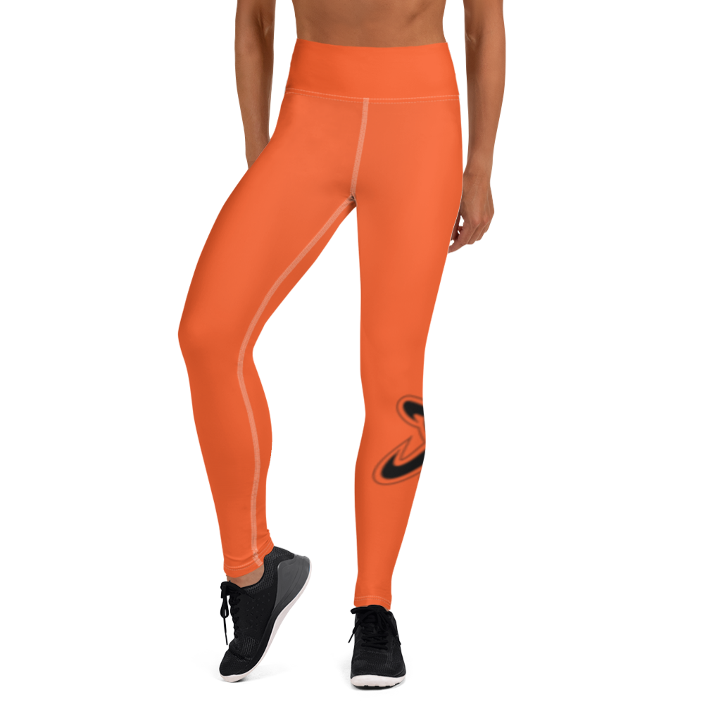 
                      
                        Athletic Apparatus Outrageous Orange White stitch Black logo V3 Yoga Leggings
                      
                    