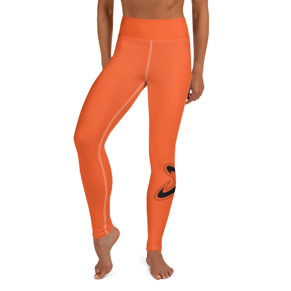 
                      
                        Athletic Apparatus Outrageous Orange White stitch Black logo V3 Yoga Leggings
                      
                    