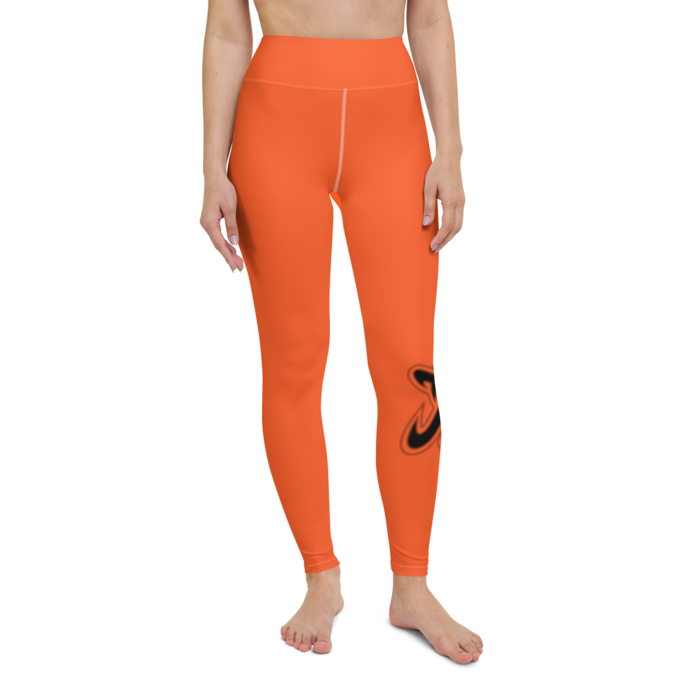 
                      
                        Athletic Apparatus Outrageous Orange White stitch Black logo V3 Yoga Leggings
                      
                    