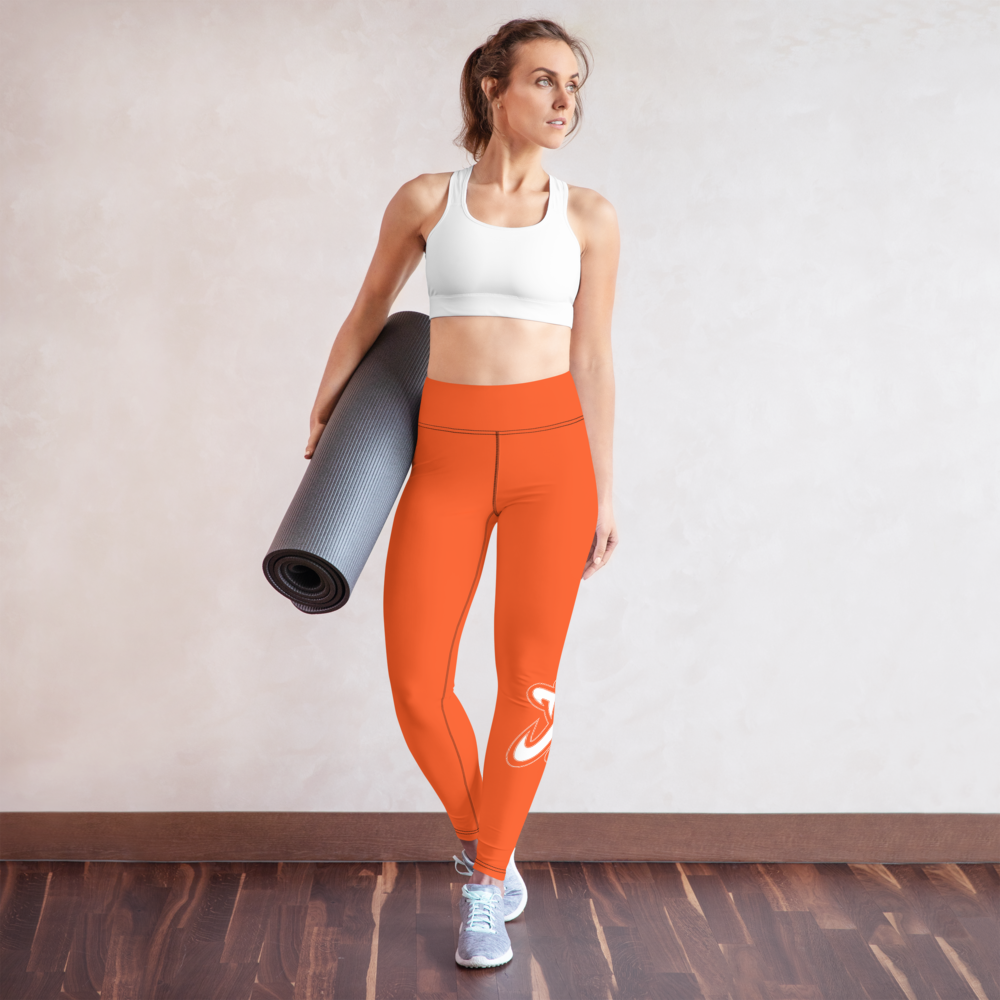 
                      
                        Athletic Apparatus Outrageous Orange White logo V3 Yoga Leggings
                      
                    