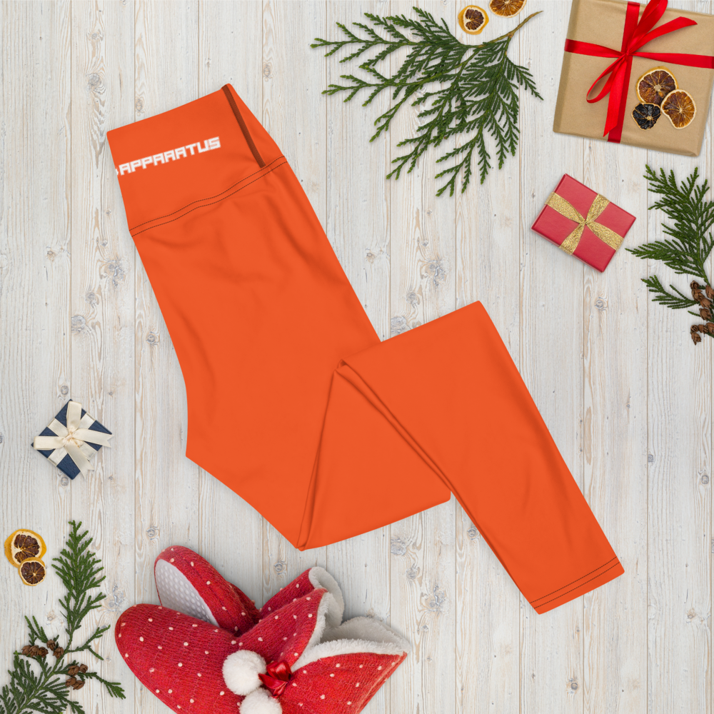 
                      
                        Athletic Apparatus Outrageous Orange White logo V3 Yoga Leggings
                      
                    