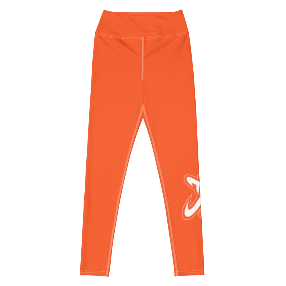 
                      
                        Athletic Apparatus Outrageous Orange White logo White stitch V3 Yoga Leggings
                      
                    