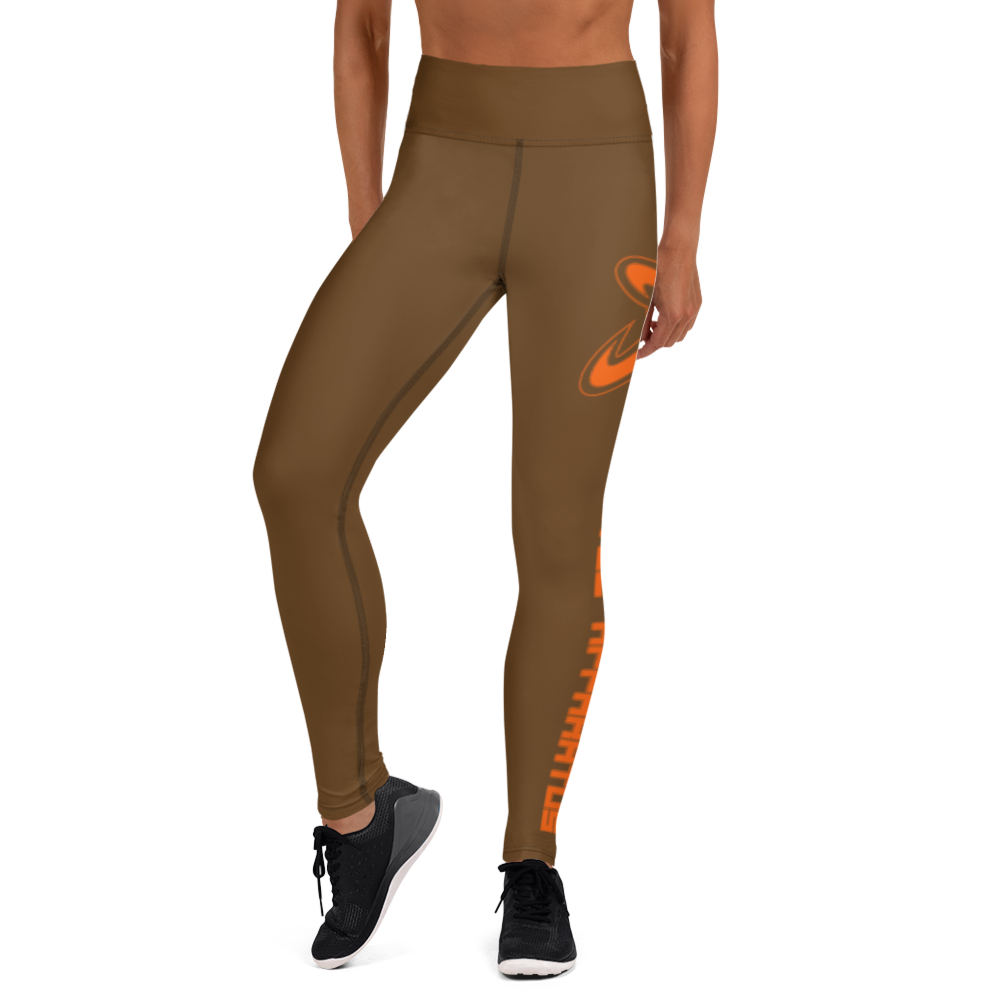 
                      
                        Athletic Apparatus Brown Orange logo Yoga Leggings
                      
                    