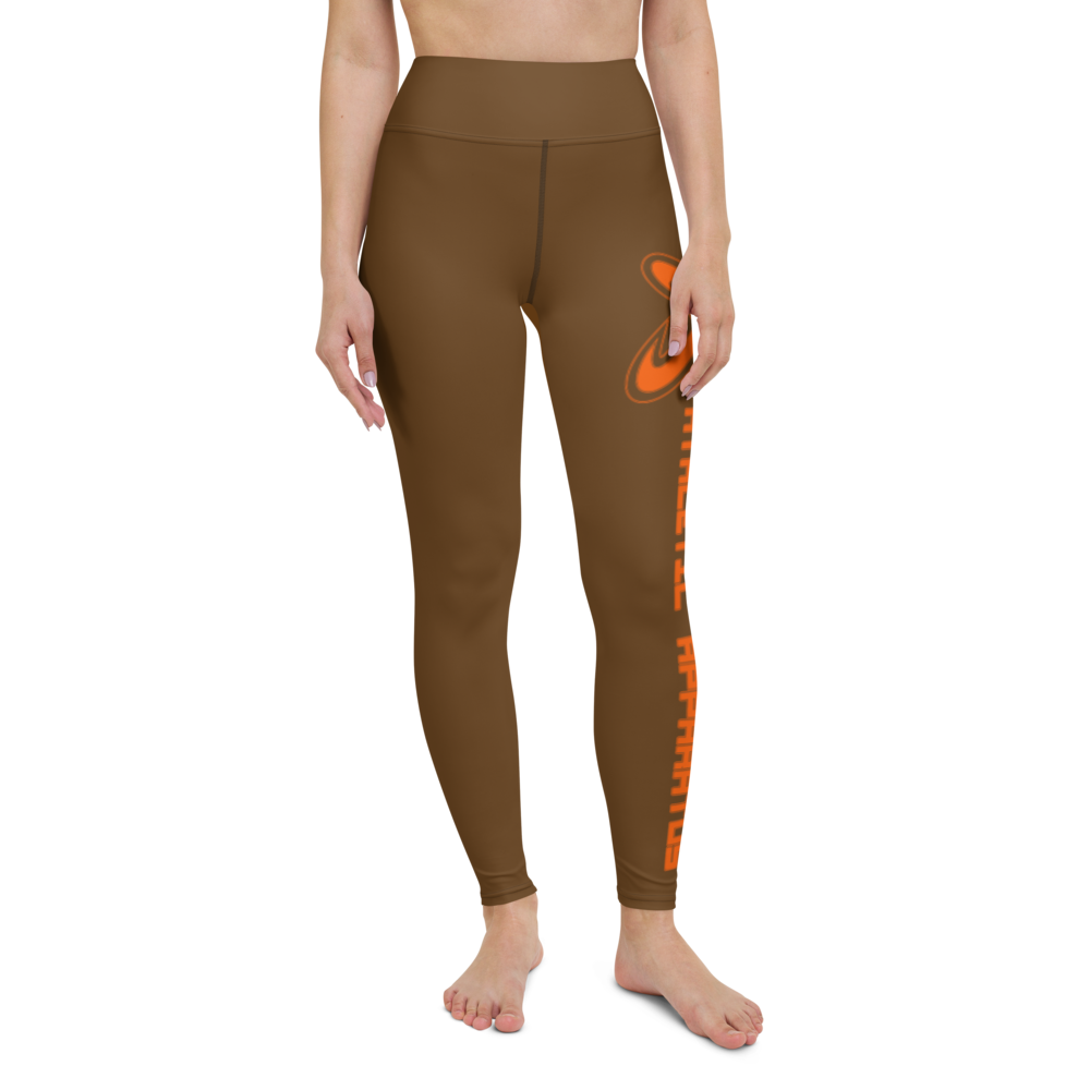 
                      
                        Athletic Apparatus Brown Orange logo Yoga Leggings
                      
                    