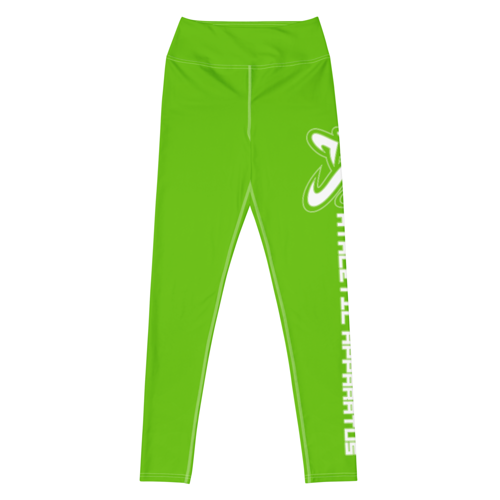 
                      
                        Athletic Apparatus Kelly Green White Logo White stitch Yoga Leggings
                      
                    