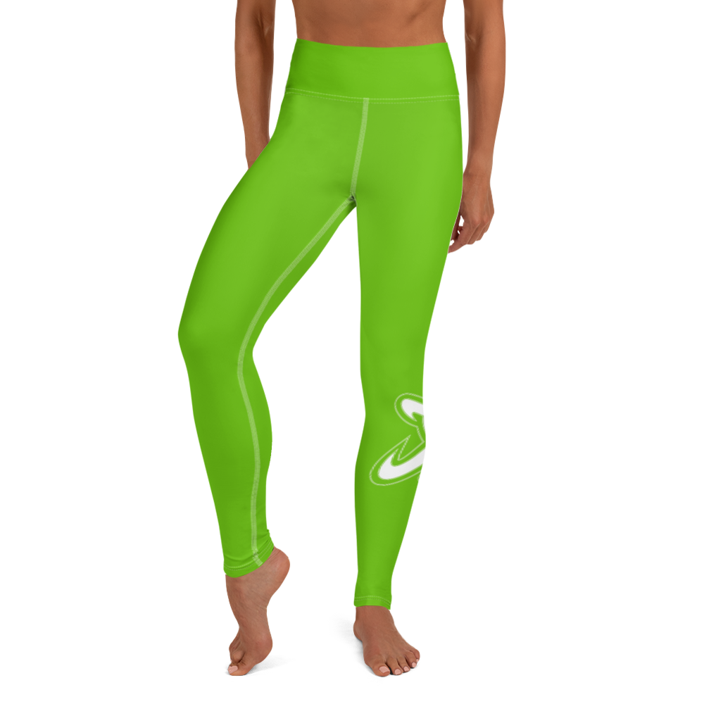 
                      
                        Athletic Apparatus Kelly Green White logo White stitch V3 Yoga Leggings
                      
                    