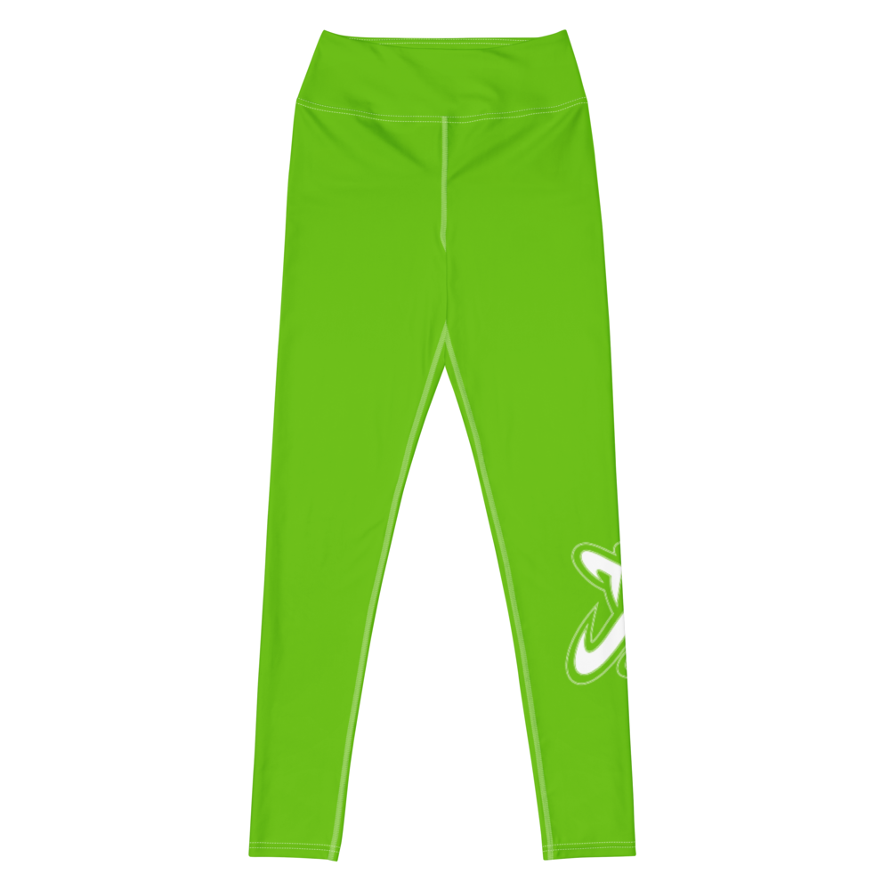 
                      
                        Athletic Apparatus Kelly Green White logo White stitch V3 Yoga Leggings
                      
                    