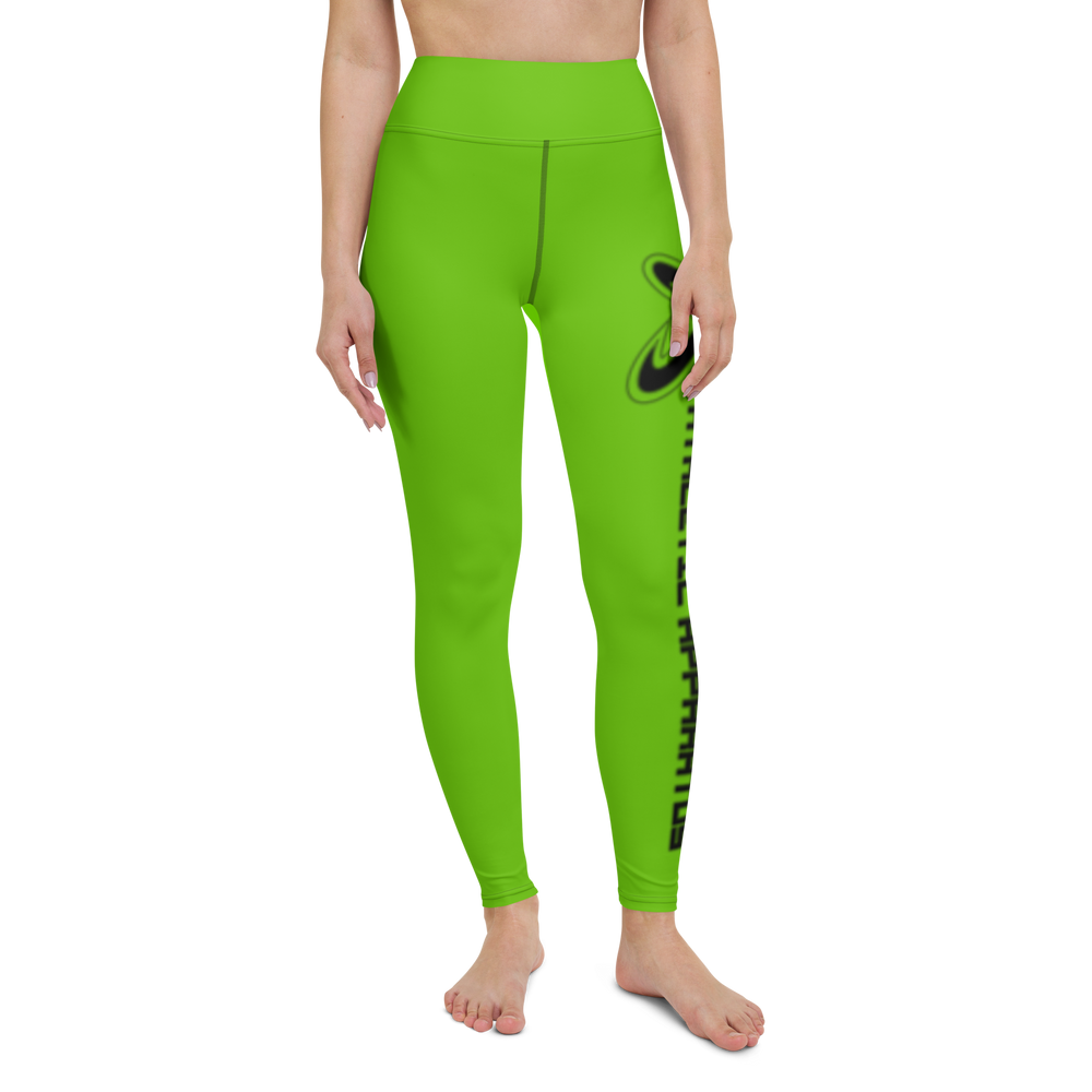 
                      
                        Athletic Apparatus Kelly Green Black logo Yoga Leggings
                      
                    