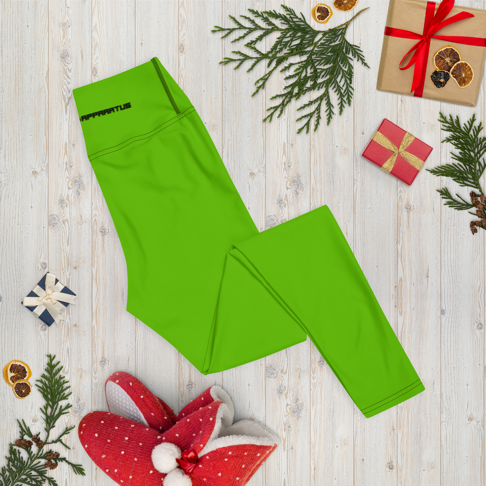 
                      
                        Athletic Apparatus Kelly Green Black logo Yoga Leggings
                      
                    