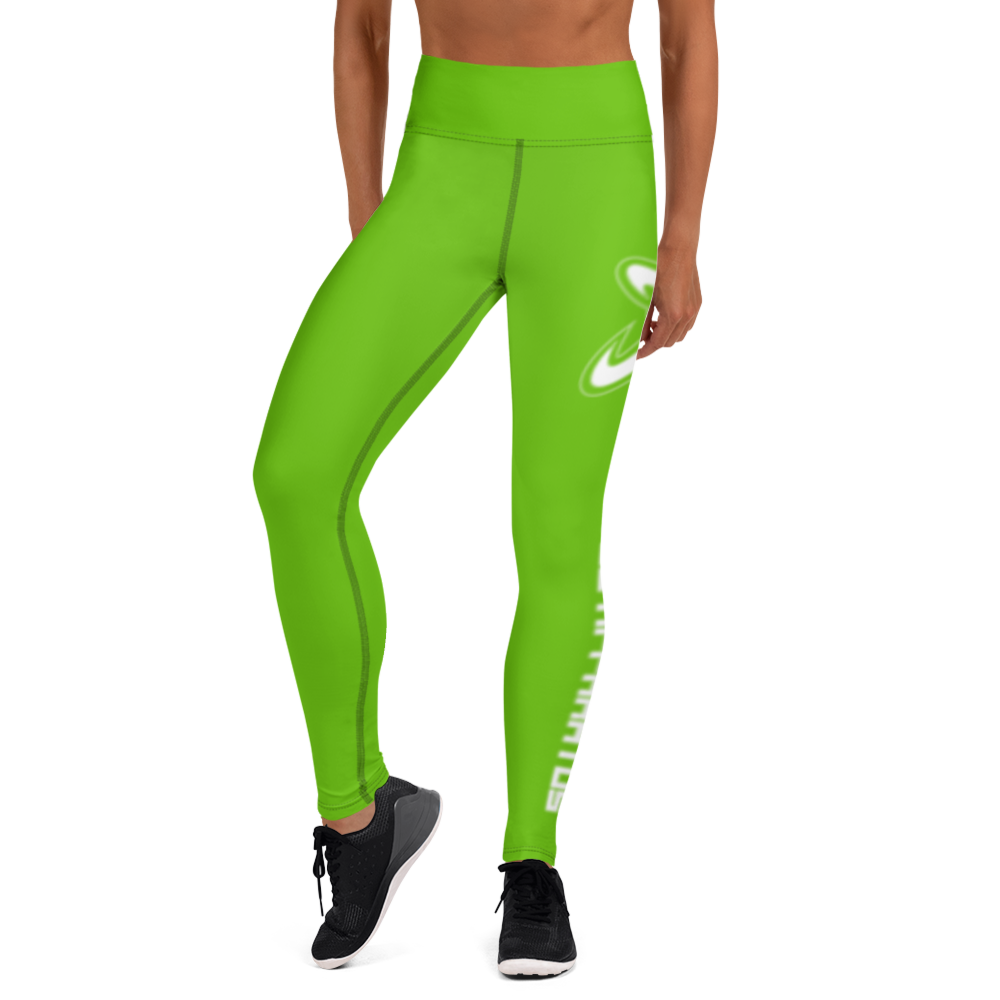 
                      
                        Athletic Apparatus Kelly Green White Logo Yoga Leggings
                      
                    