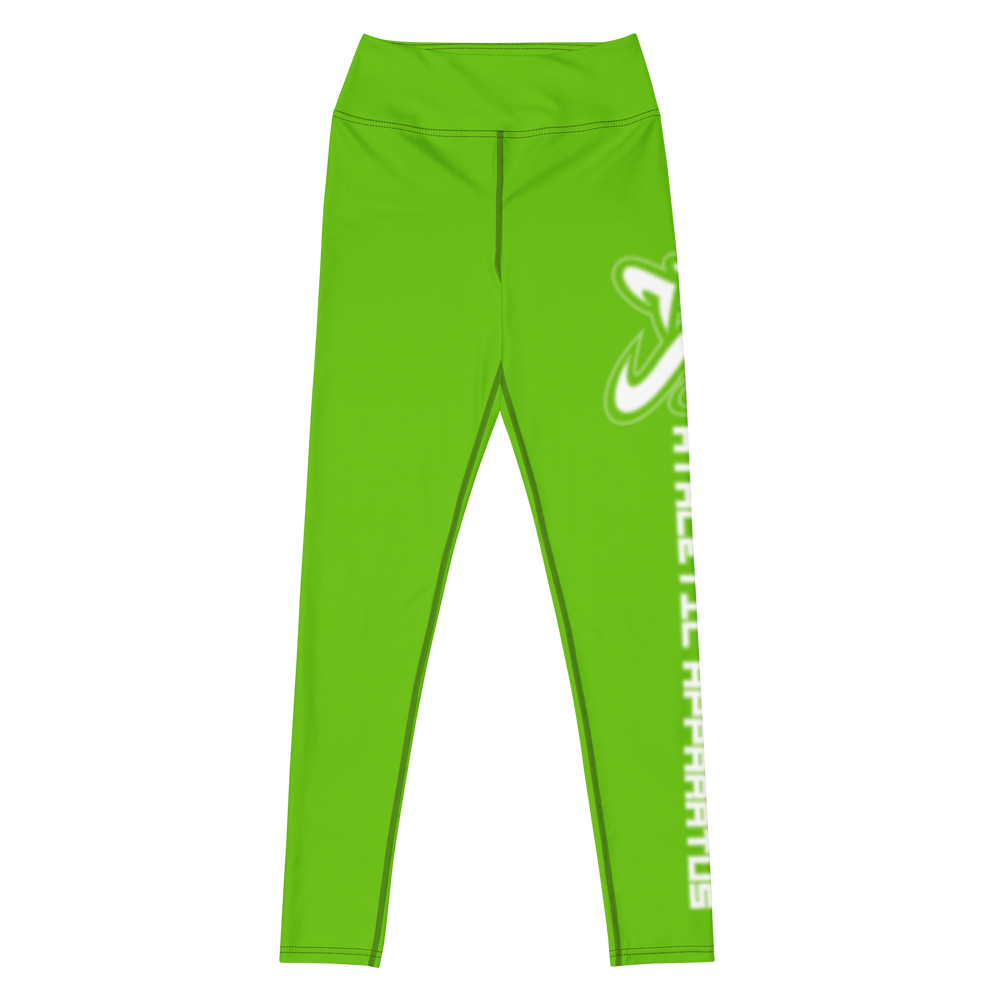 
                      
                        Athletic Apparatus Kelly Green White Logo Yoga Leggings
                      
                    