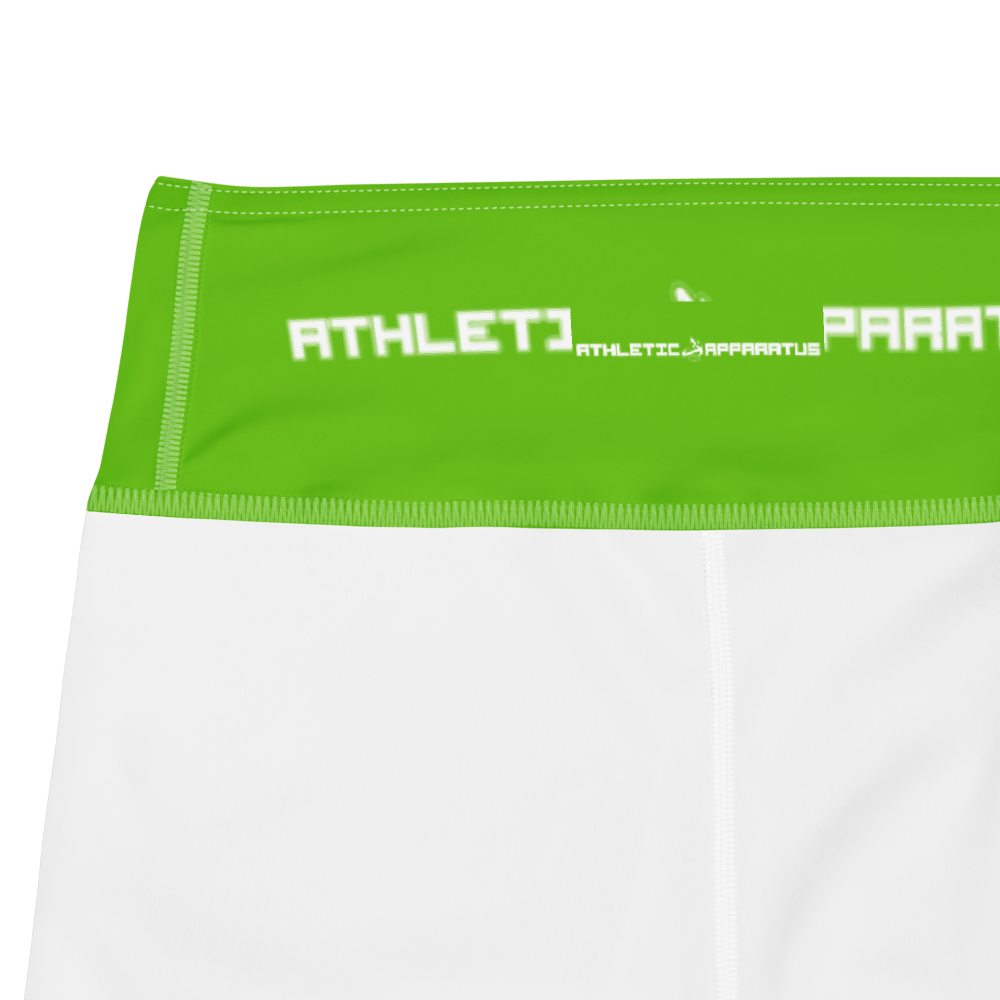 
                      
                        Athletic Apparatus Kelly Green White logo White stitch V3 Yoga Leggings
                      
                    