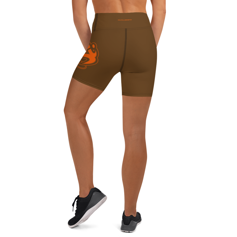 
                      
                        Athletic Apparatus Brown OL Yoga Shorts
                      
                    