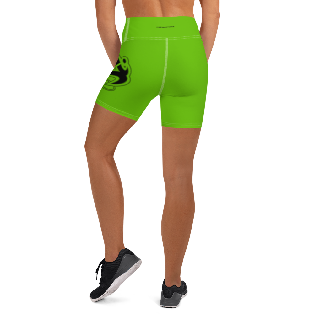 
                      
                        Athletic Apparatus Kelly Green White stitch Black logo Yoga Shorts
                      
                    