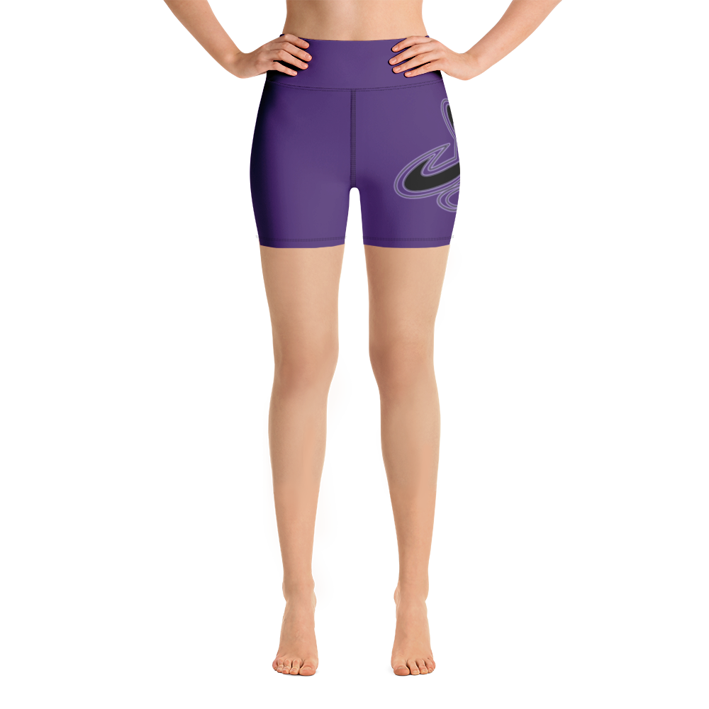 
                      
                        Athletic Apparatus Purple Black logo Yoga Shorts - Athletic Apparatus
                      
                    