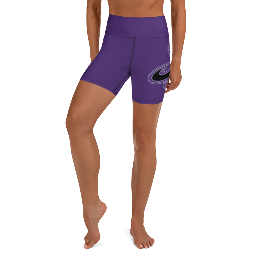 
                      
                        Athletic Apparatus Purple Black logo Yoga Shorts - Athletic Apparatus
                      
                    