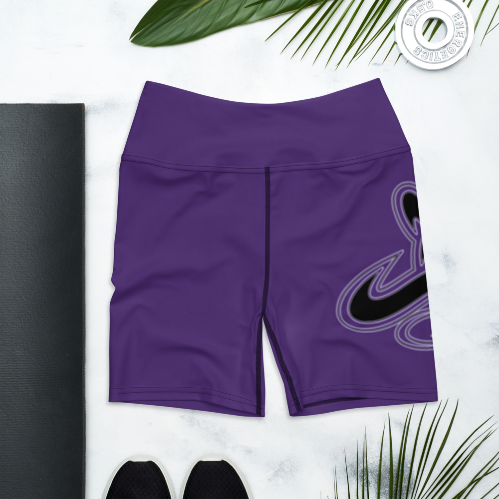 
                      
                        Athletic Apparatus Purple Black logo Yoga Shorts - Athletic Apparatus
                      
                    